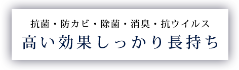 高い効果しっかり長持ち